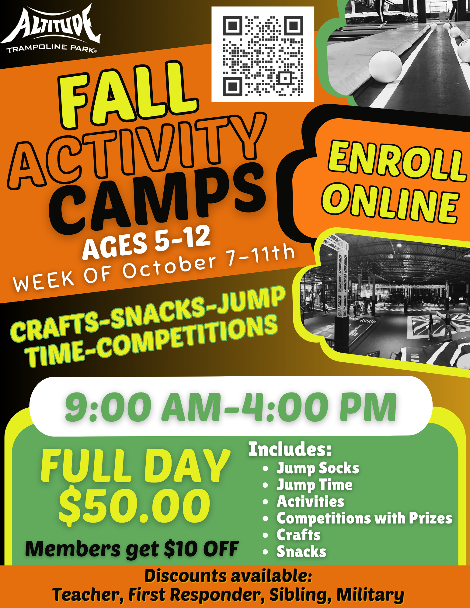 Activity Camps @ Altitude Trampoline Park